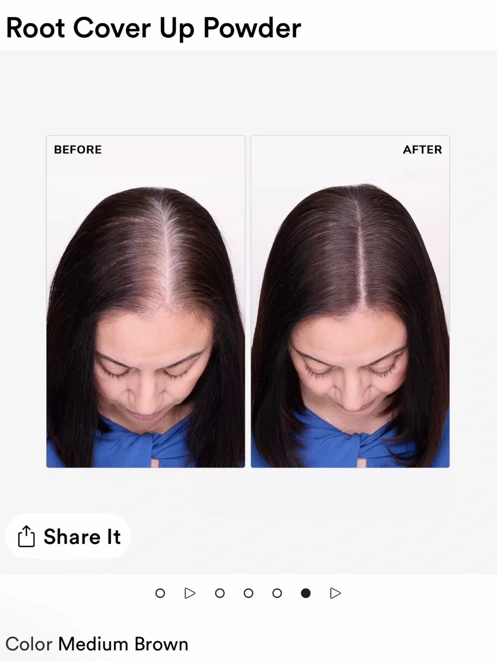 Medium Brown Root Touch-Up Powder by Color WOW